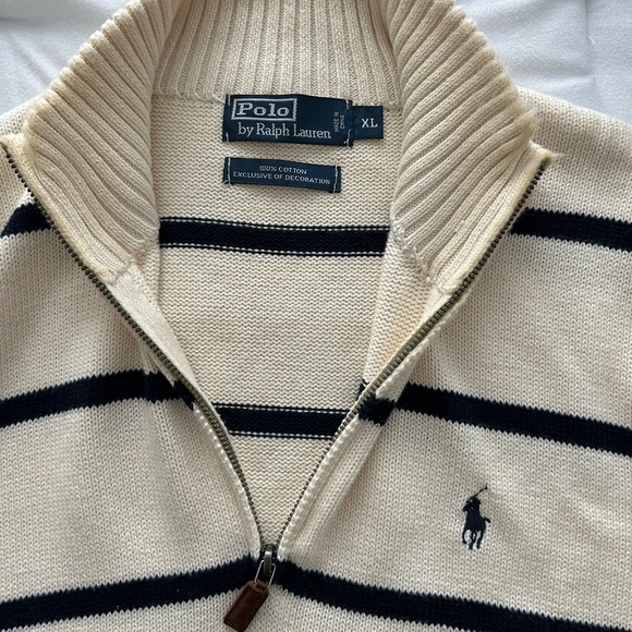 Polo Ralph Lauren Sweater 1/4 zip size XL - Picture 3 of 10